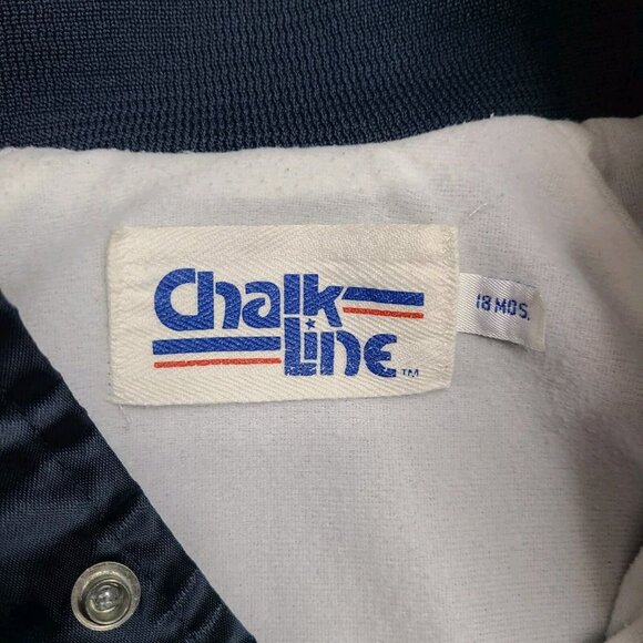 Vintage Boston Red Sox Chalk Line Blue Satin Jacket Infant 18 Months MLB Baby - Picture 4 of 6